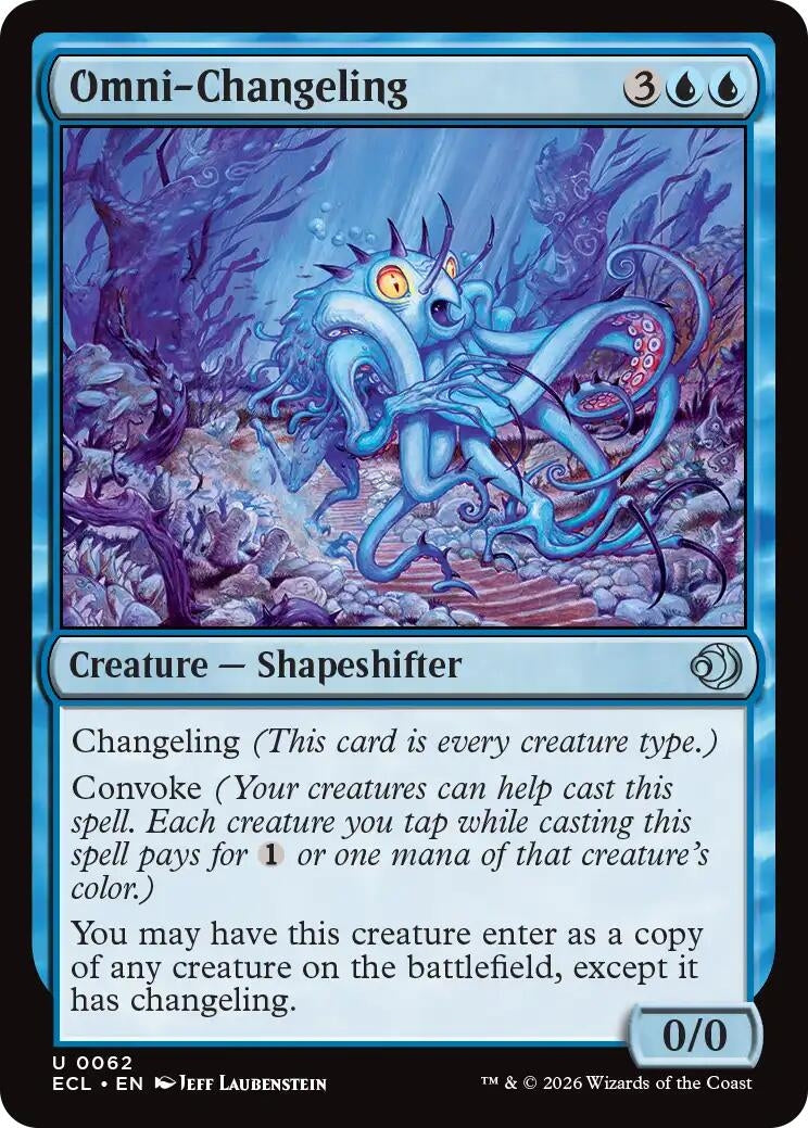 Image for Omni-Changeling (62) [Lorwyn Eclipsed] - Magic: The Gathering
