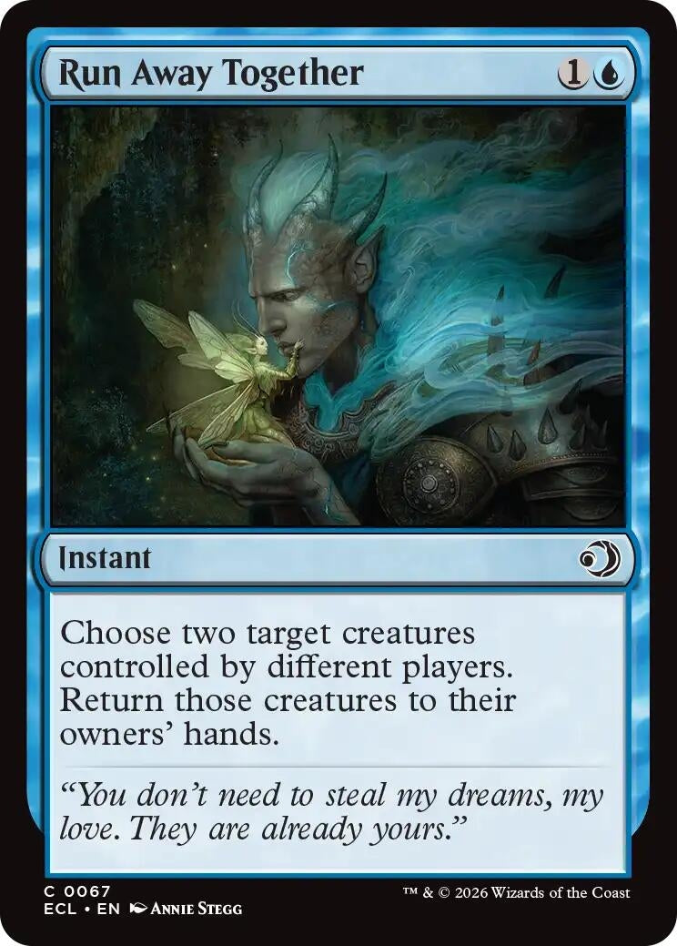 Image for Run Away Together (67) [Lorwyn Eclipsed] - Magic: The Gathering
