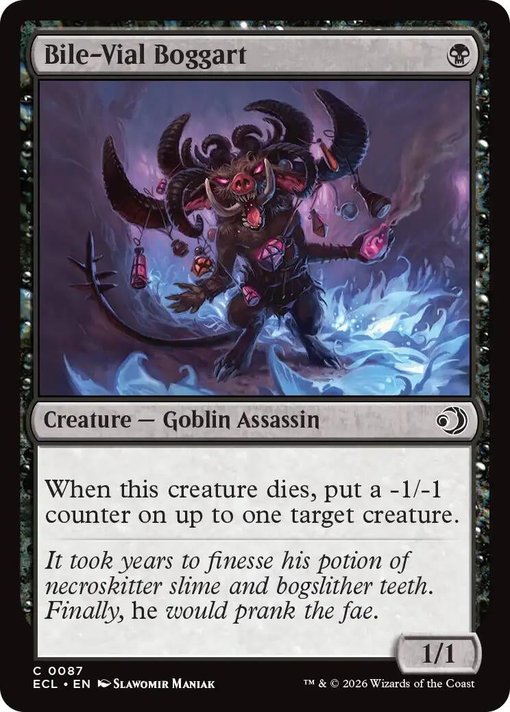 Image for Bile-Vial Boggart (87) [Lorwyn Eclipsed] - Magic: The Gathering