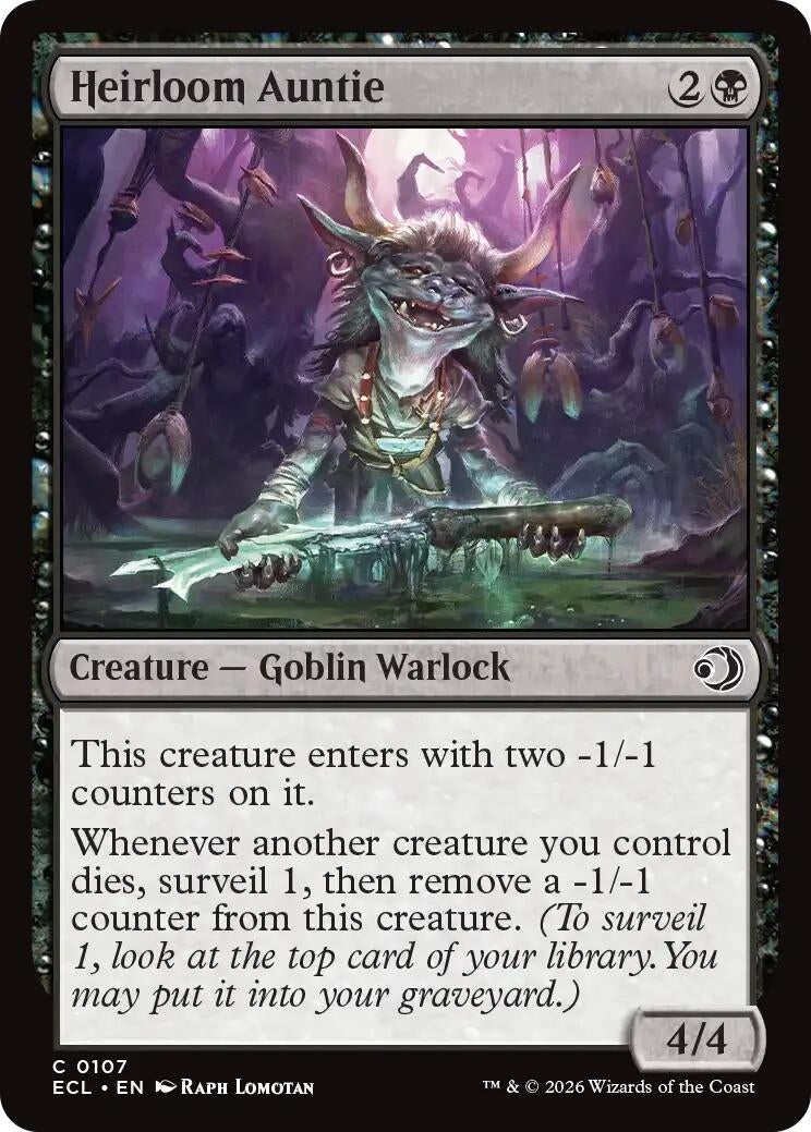 Image for Heirloom Auntie (107) [Lorwyn Eclipsed] - Magic: The Gathering