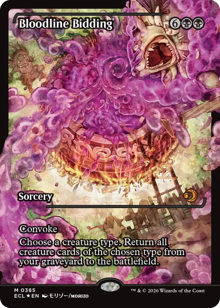 Image for Bloodline Bidding (Showcase) (385) [Lorwyn Eclipsed] - Magic: The Gathering