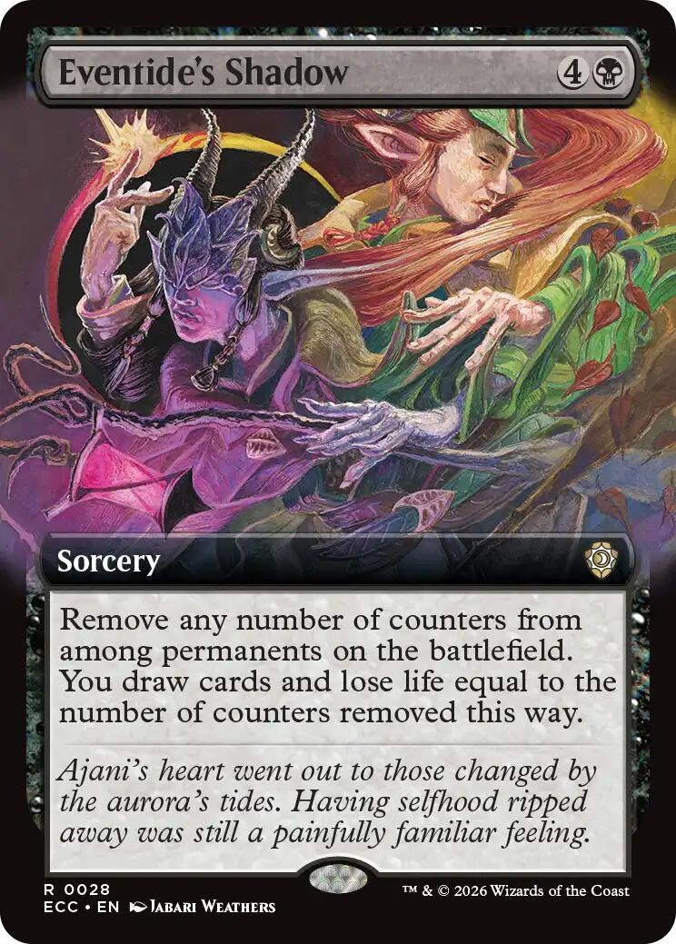 Image for Eventide's Shadow (Extended Art) (28) [Lorwyn Eclipsed] - Magic: The Gathering