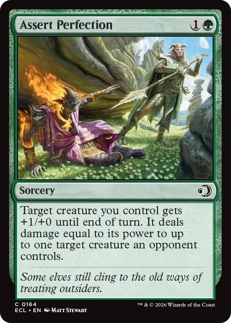Image for Assert Perfection (164) [Lorwyn Eclipsed] - Magic: The Gathering