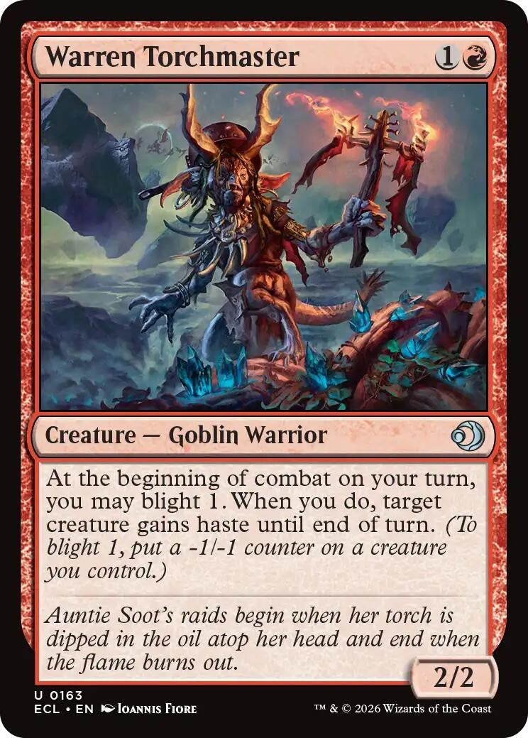 Image for Warren Torchmaster (163) [Lorwyn Eclipsed] - Magic: The Gathering