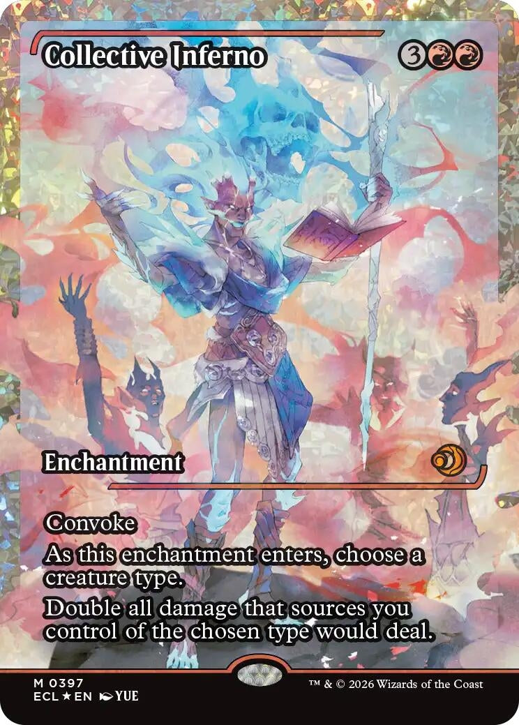 Image for Collective Inferno (Showcase) (Fracture Foil) (397) [Lorwyn Eclipsed] - Magic: The Gathering