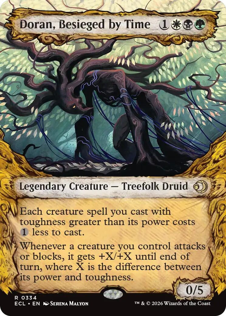 Image for Doran, Besieged by Time (Showcase) (334) [Lorwyn Eclipsed] - Magic: The Gathering