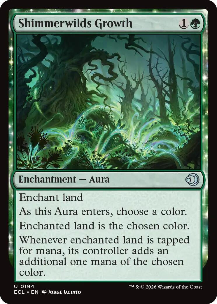 Image for Shimmerwilds Growth (194) [Lorwyn Eclipsed] - Magic: The Gathering