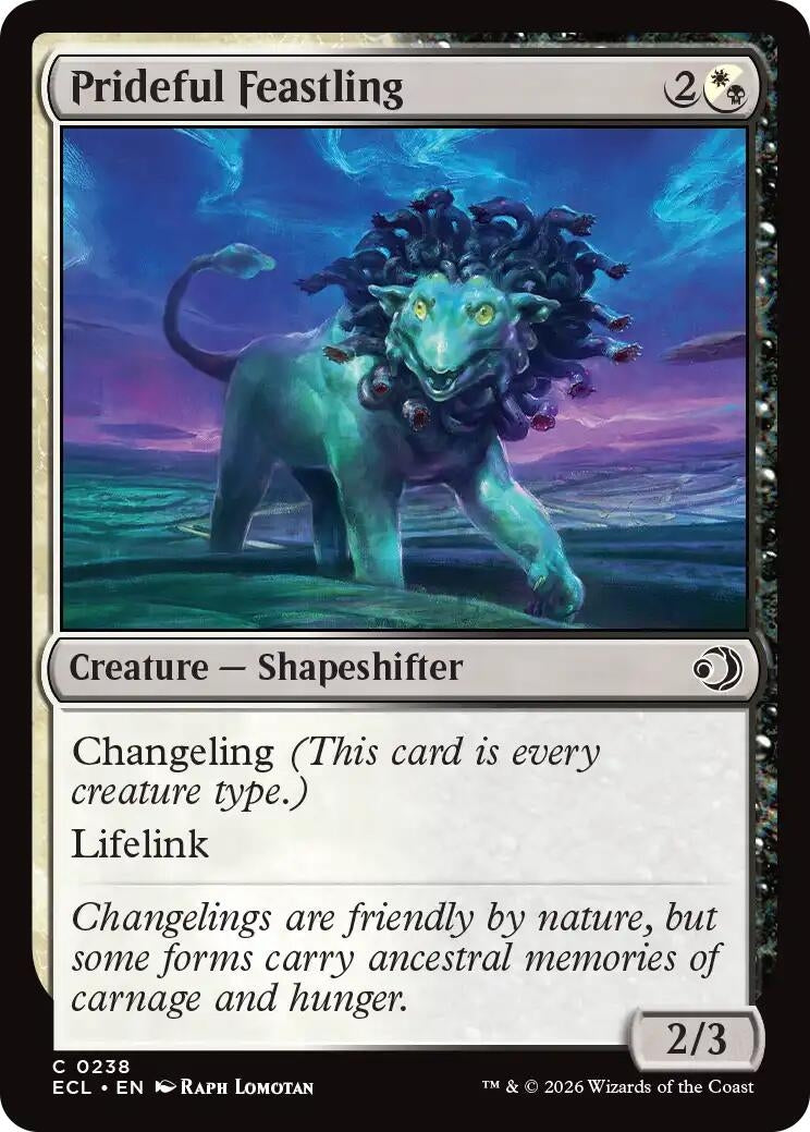 Image for Prideful Feastling (238) [Lorwyn Eclipsed] - Magic: The Gathering