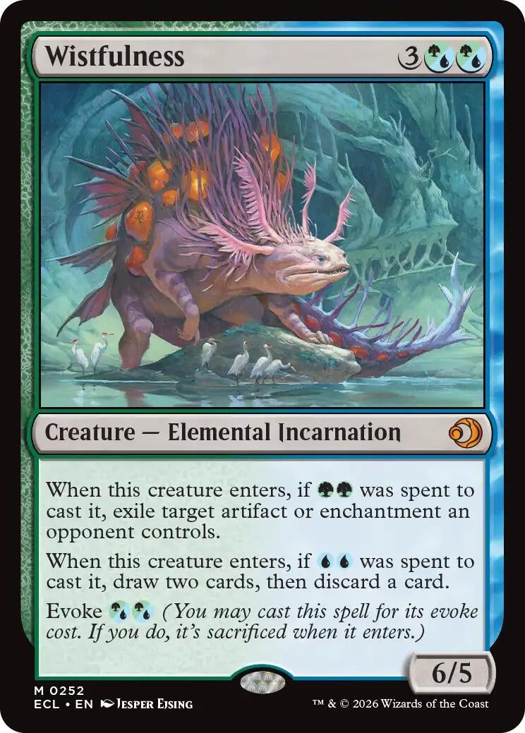 Image for Wistfulness (252) [Lorwyn Eclipsed] - Magic: The Gathering