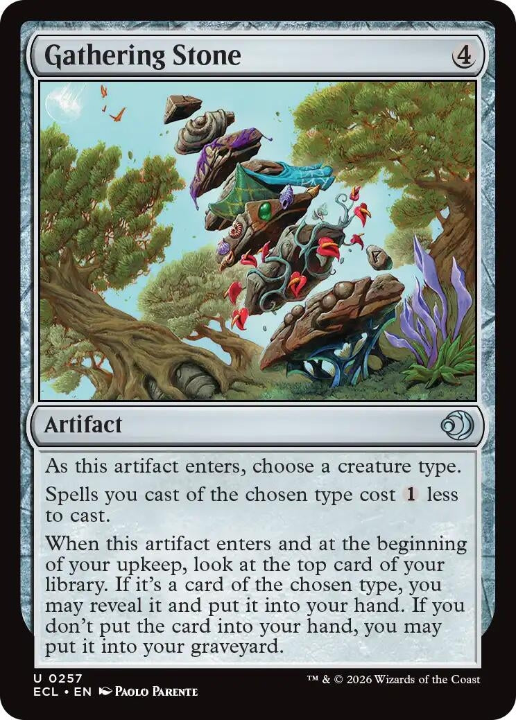 Image for Gathering Stone (257) [Lorwyn Eclipsed] - Magic: The Gathering