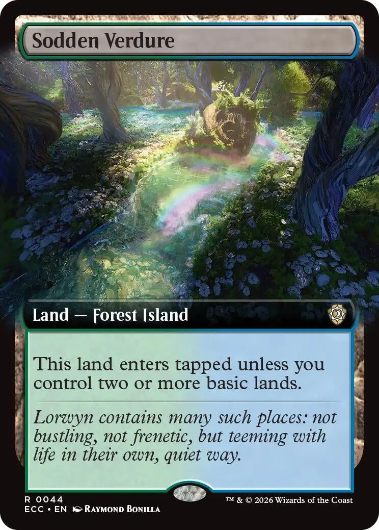 Image for Sodden Verdure (Extended Art) (44) [Lorwyn Eclipsed] - Magic: The Gathering