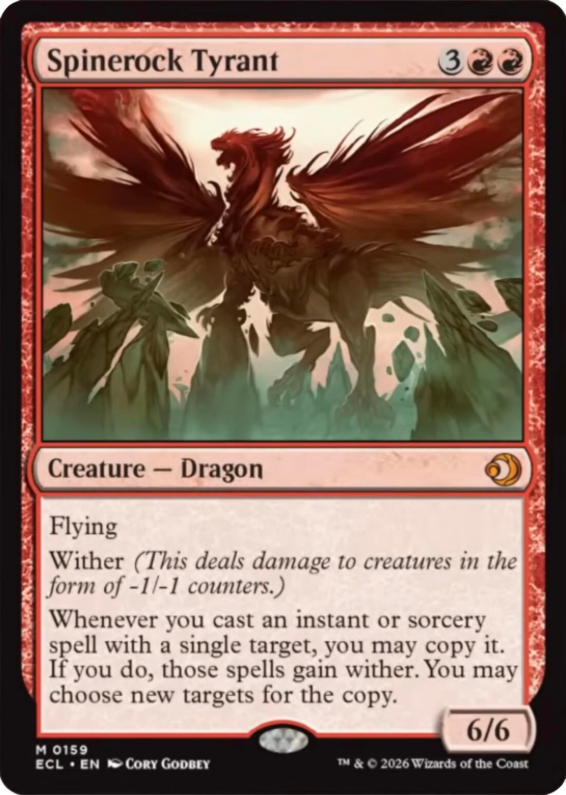 Image for Spinerock Tyrant (159) [Lorwyn Eclipsed] - Magic: The Gathering