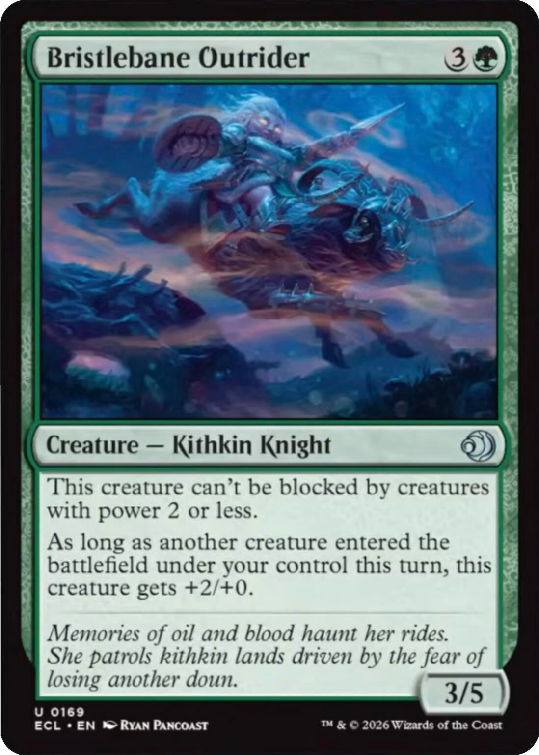 Image for Bristlebane Outrider (169) [Lorwyn Eclipsed] - Magic: The Gathering