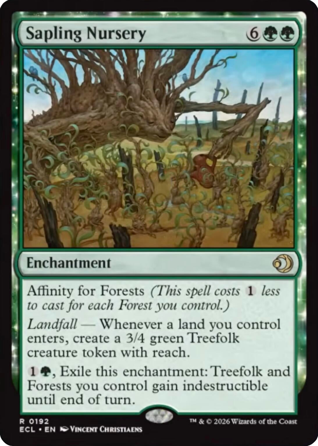 Image for Sapling Nursery (192) [Lorwyn Eclipsed] - Magic: The Gathering