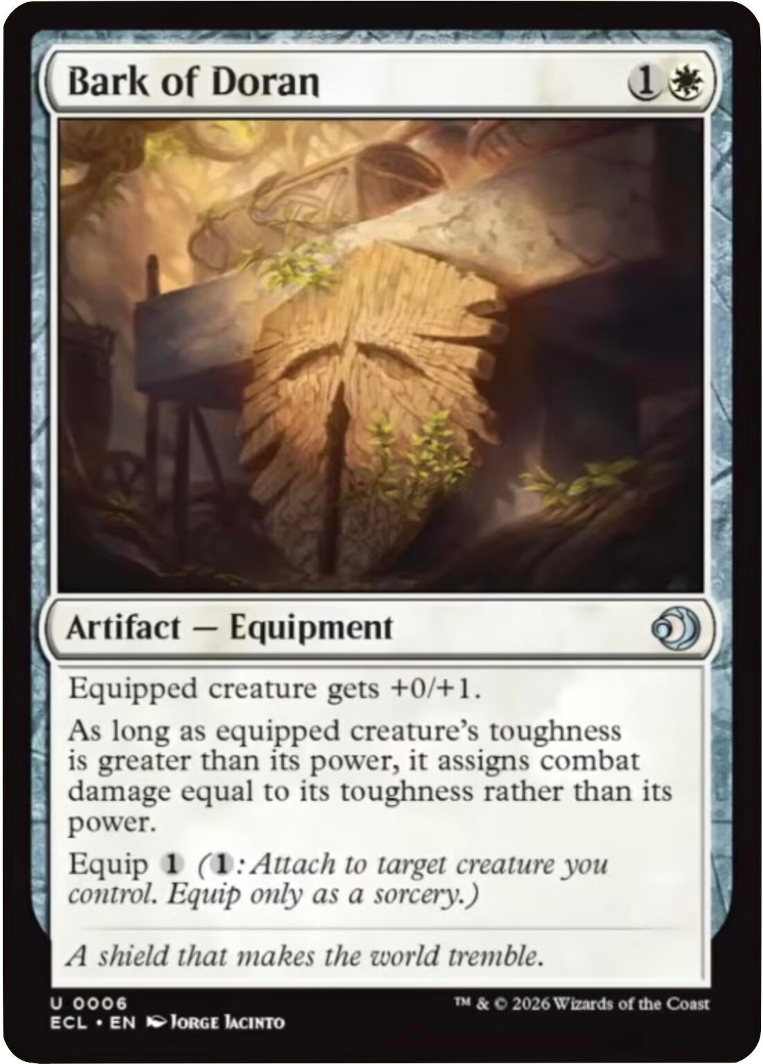 Image for Bark of Doran (6) [Lorwyn Eclipsed] - Magic: The Gathering