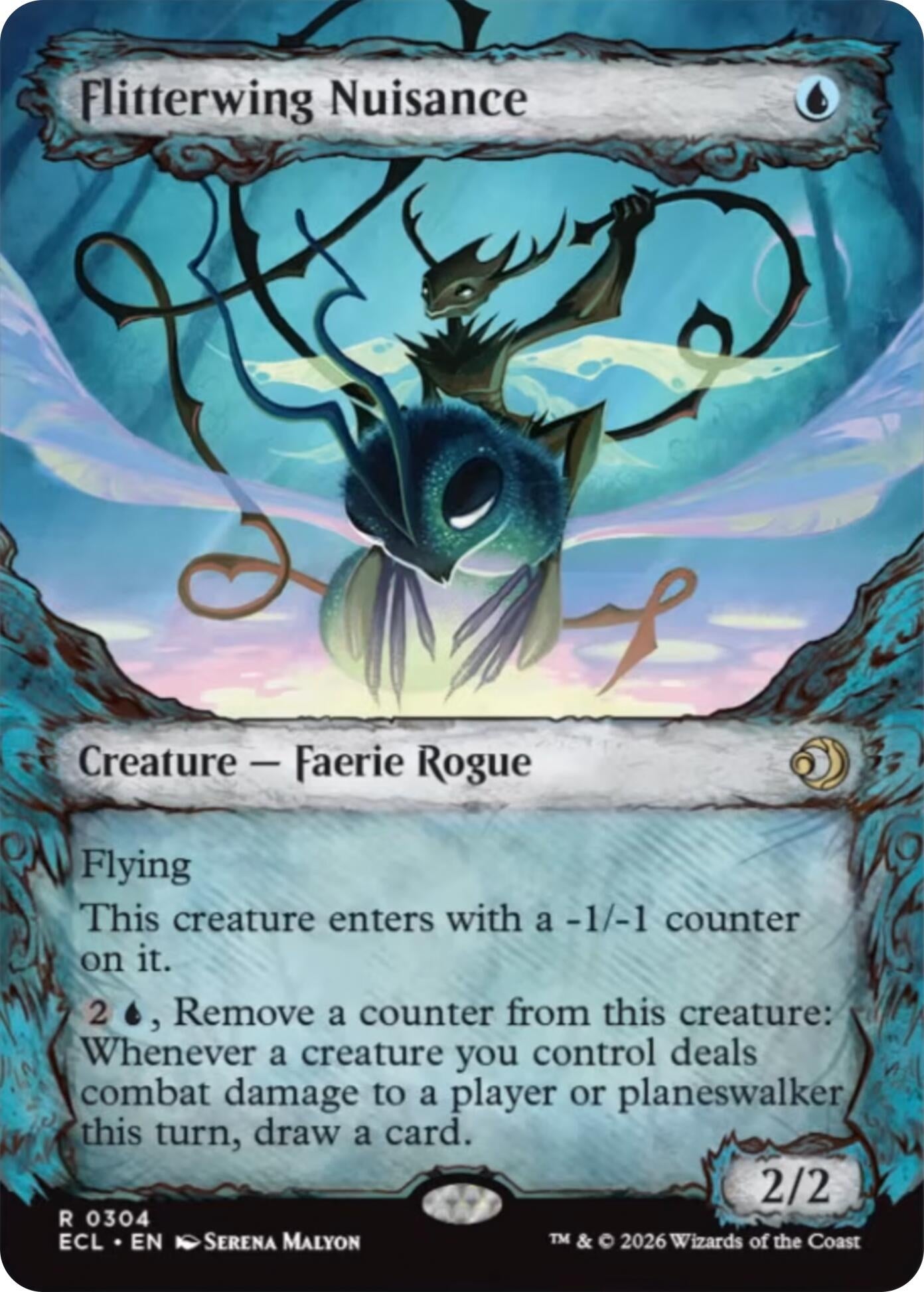 Image for Flitterwing Nuisance (Showcase) (304) [Lorwyn Eclipsed] - Magic: The Gathering