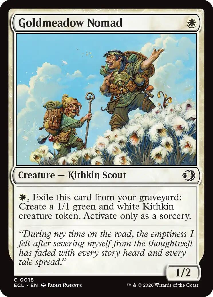 Image for Goldmeadow Nomad (18) [Lorwyn Eclipsed] - Magic: The Gathering