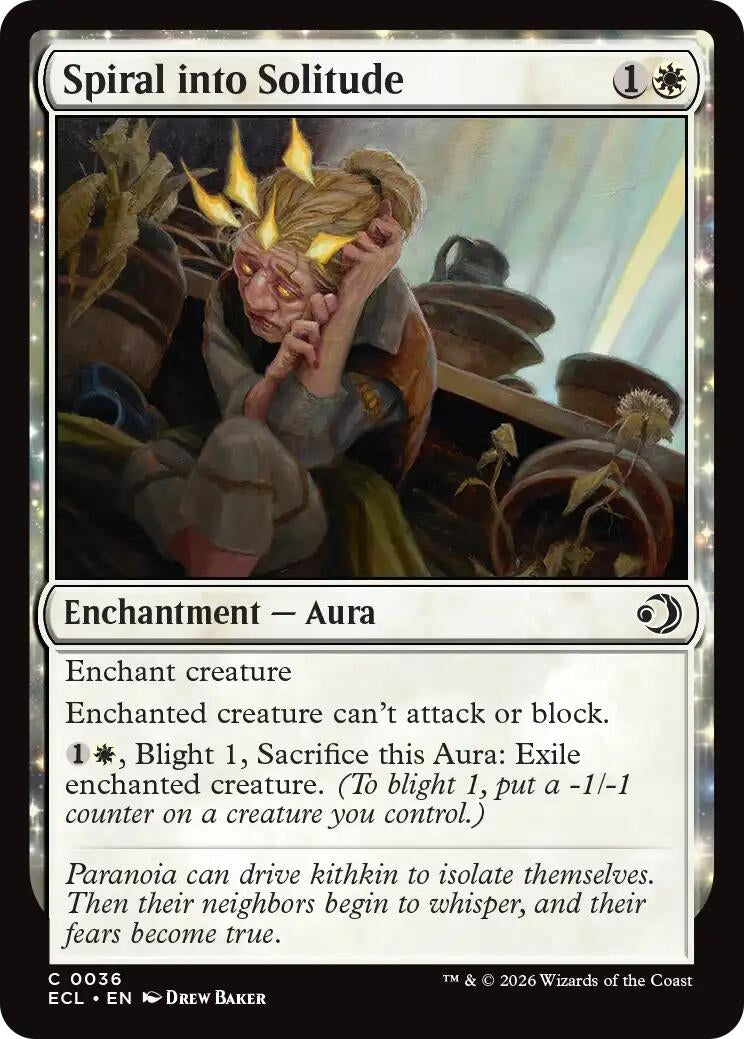Image for Spiral into Solitude (36) [Lorwyn Eclipsed] - Magic: The Gathering
