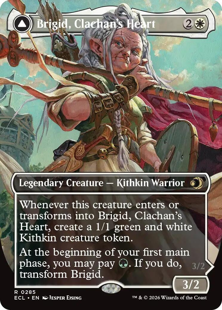 Image for Brigid, Clachan's Heart (Borderless) (285) [Lorwyn Eclipsed] - Magic: The Gathering