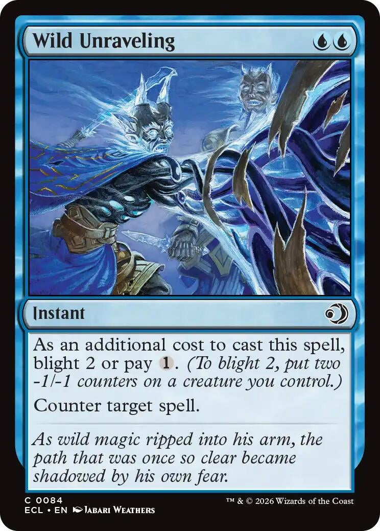 Image for Wild Unraveling (84) [Lorwyn Eclipsed] - Magic: The Gathering