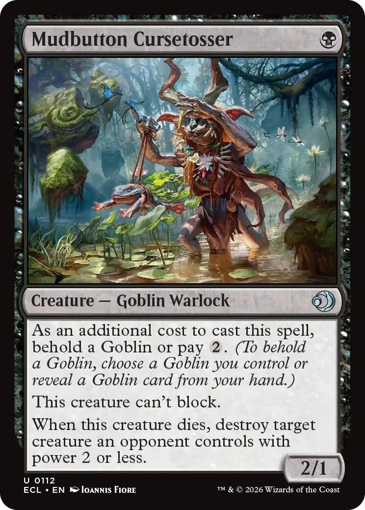 Image for Mudbutton Cursetosser (112) [Lorwyn Eclipsed] - Magic: The Gathering
