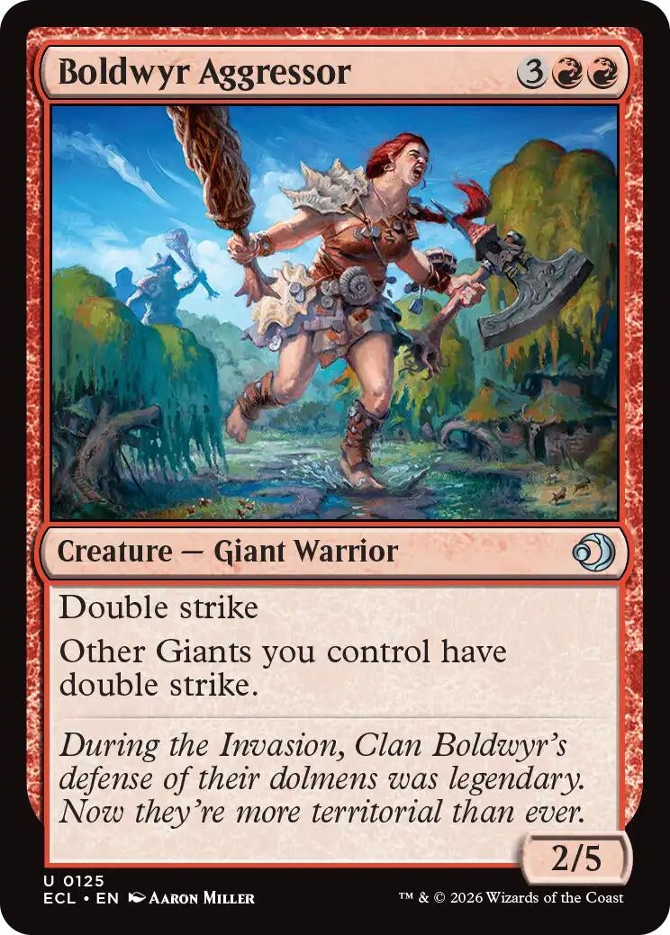 Image for Boldwyr Aggressor (125) [Lorwyn Eclipsed] - Magic: The Gathering