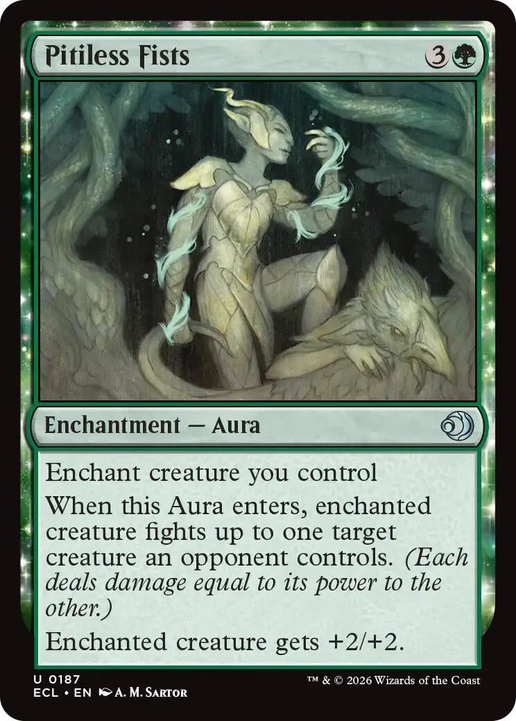 Image for Pitiless Fists (187) [Lorwyn Eclipsed] - Magic: The Gathering