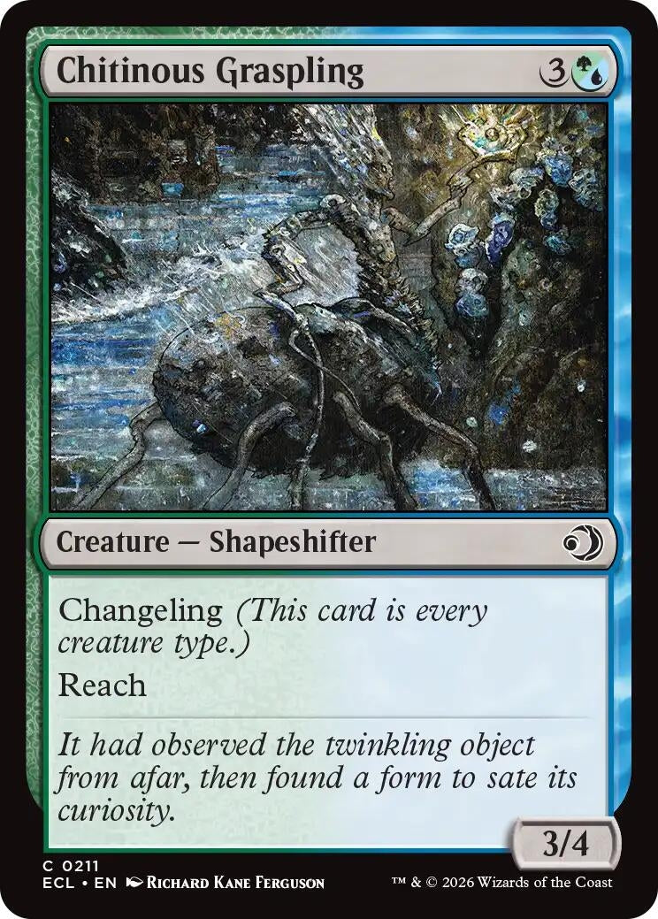 Image for Chitinous Graspling (211) [Lorwyn Eclipsed] - Magic: The Gathering