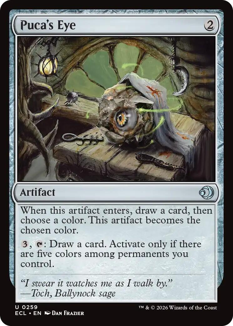 Image for Puca's Eye (259) [Lorwyn Eclipsed] - Magic: The Gathering