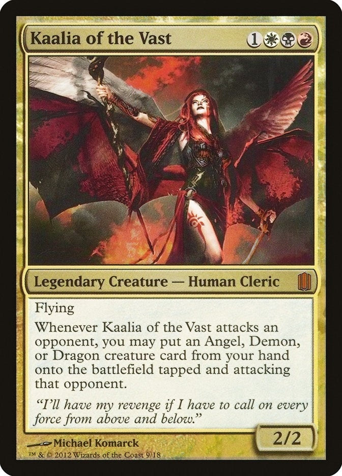 Image for Kaalia of the Vast (9) [Commander's Arsenal] - Magic: The Gathering