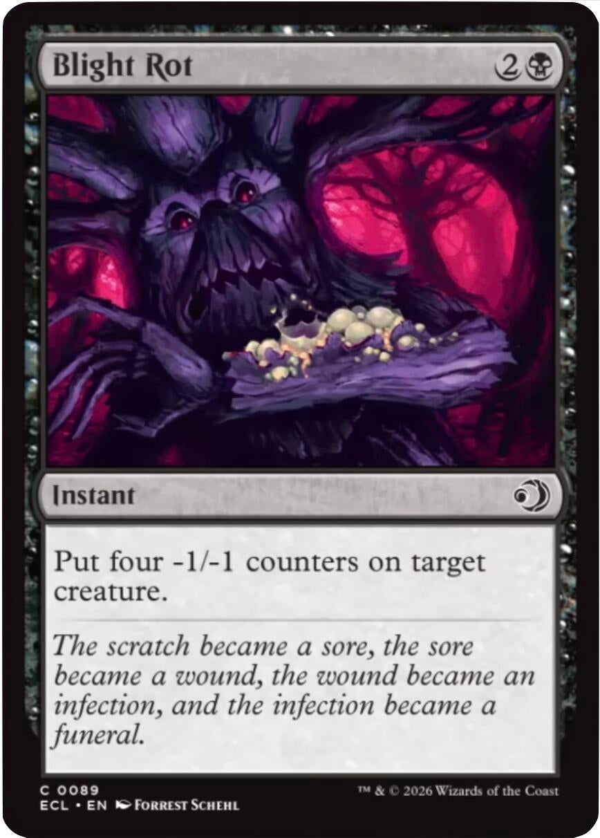 Image for Blight Rot (89) [Lorwyn Eclipsed] - Magic: The Gathering