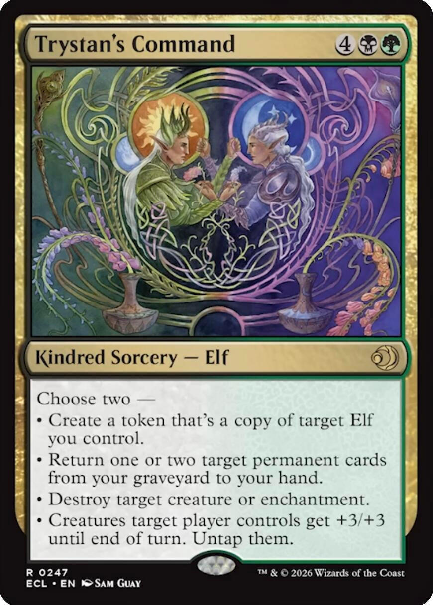 Image for Trystan's Command (247) [Lorwyn Eclipsed] - Magic: The Gathering