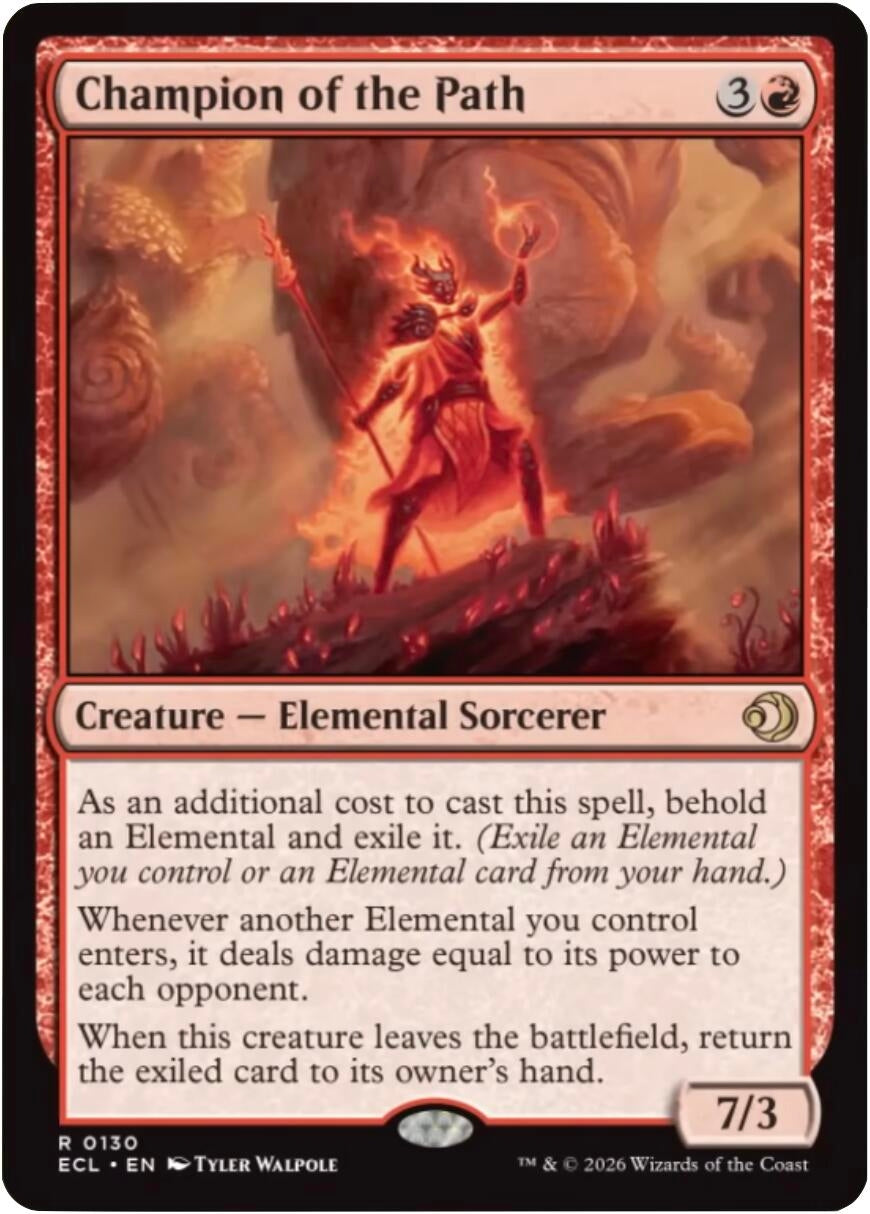 Image for Champion of the Path (130) [Lorwyn Eclipsed] - Magic: The Gathering