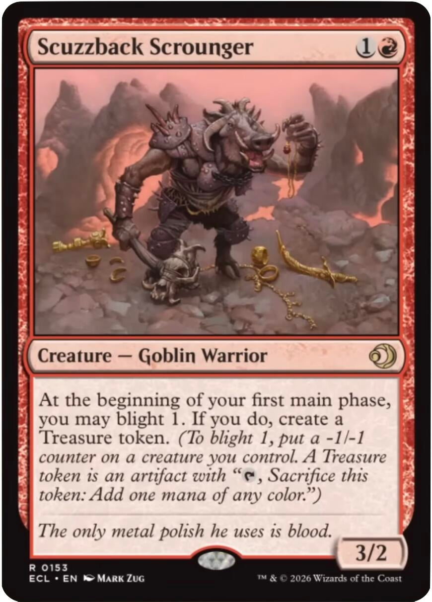 Image for Scuzzback Scrounger (153) [Lorwyn Eclipsed] - Magic: The Gathering
