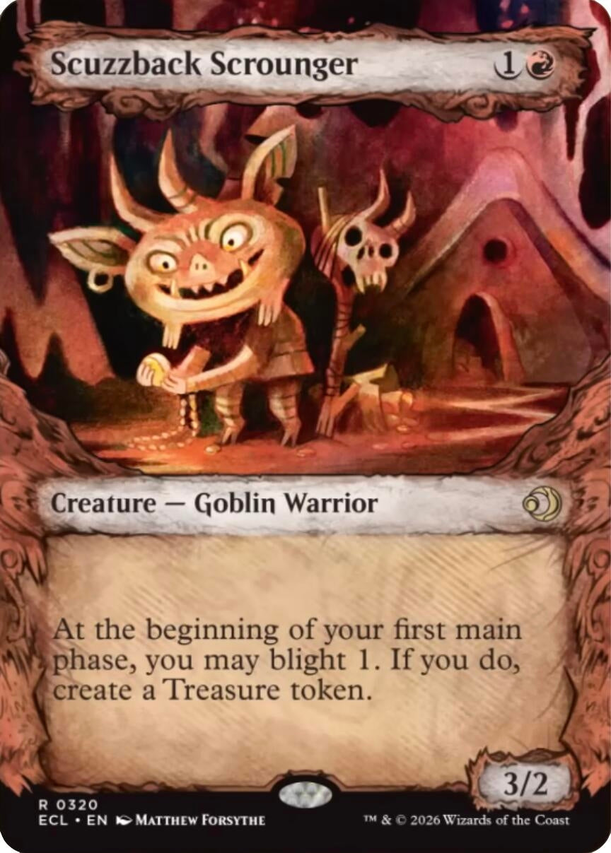 Image for Scuzzback Scrounger (Showcase) (320) [Lorwyn Eclipsed] - Magic: The Gathering