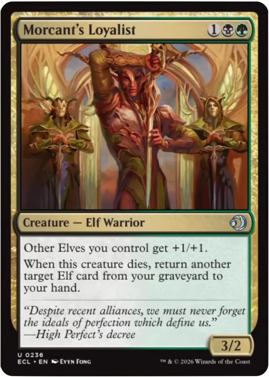 Image for Morcant's Loyalist (236) [Lorwyn Eclipsed] - Magic: The Gathering