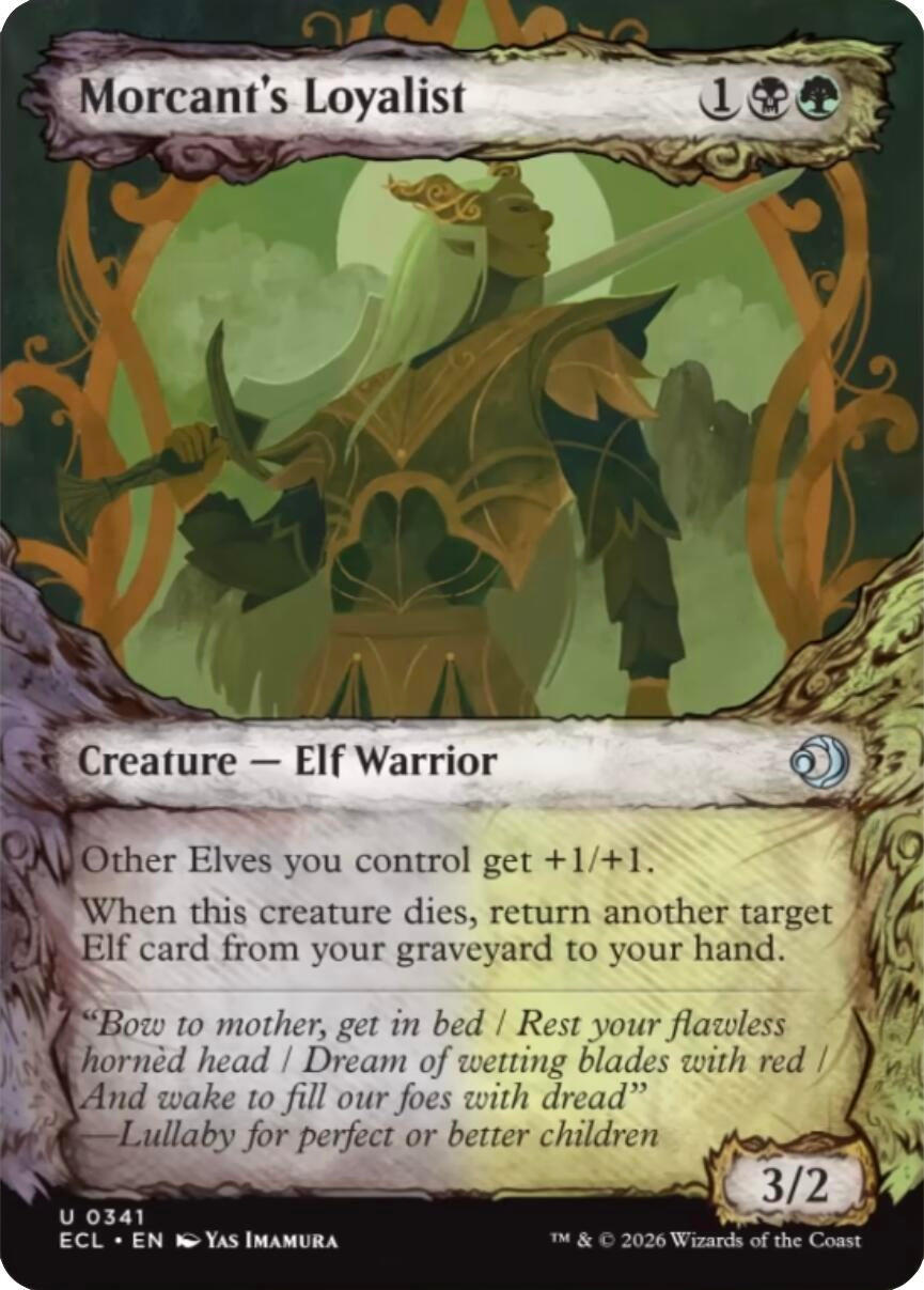 Image for Morcant's Loyalist (Showcase) (341) [Lorwyn Eclipsed] - Magic: The Gathering