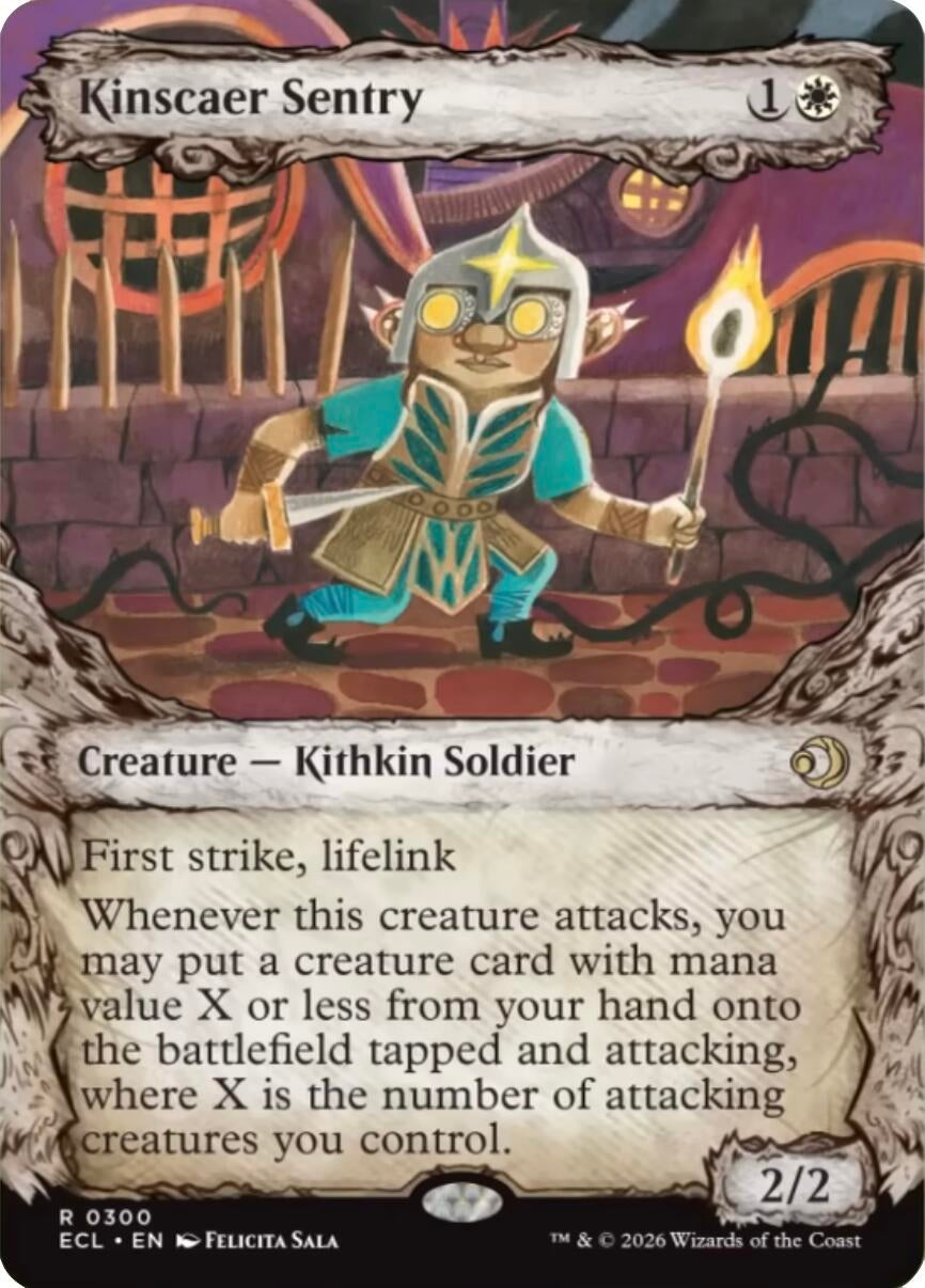 Image for Kinscaer Sentry (Showcase) (300) [Lorwyn Eclipsed] - Magic: The Gathering