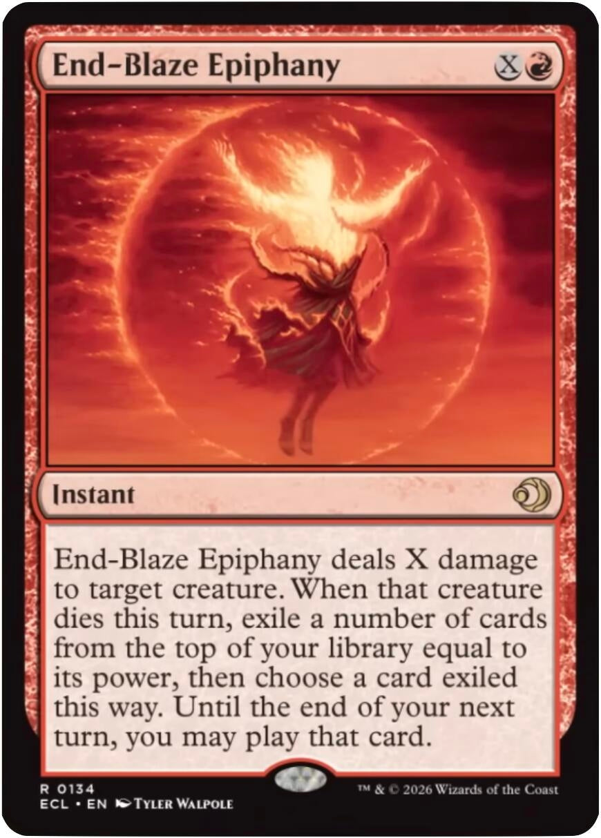 Image for End-Blaze Epiphany (134) [Lorwyn Eclipsed] - Magic: The Gathering