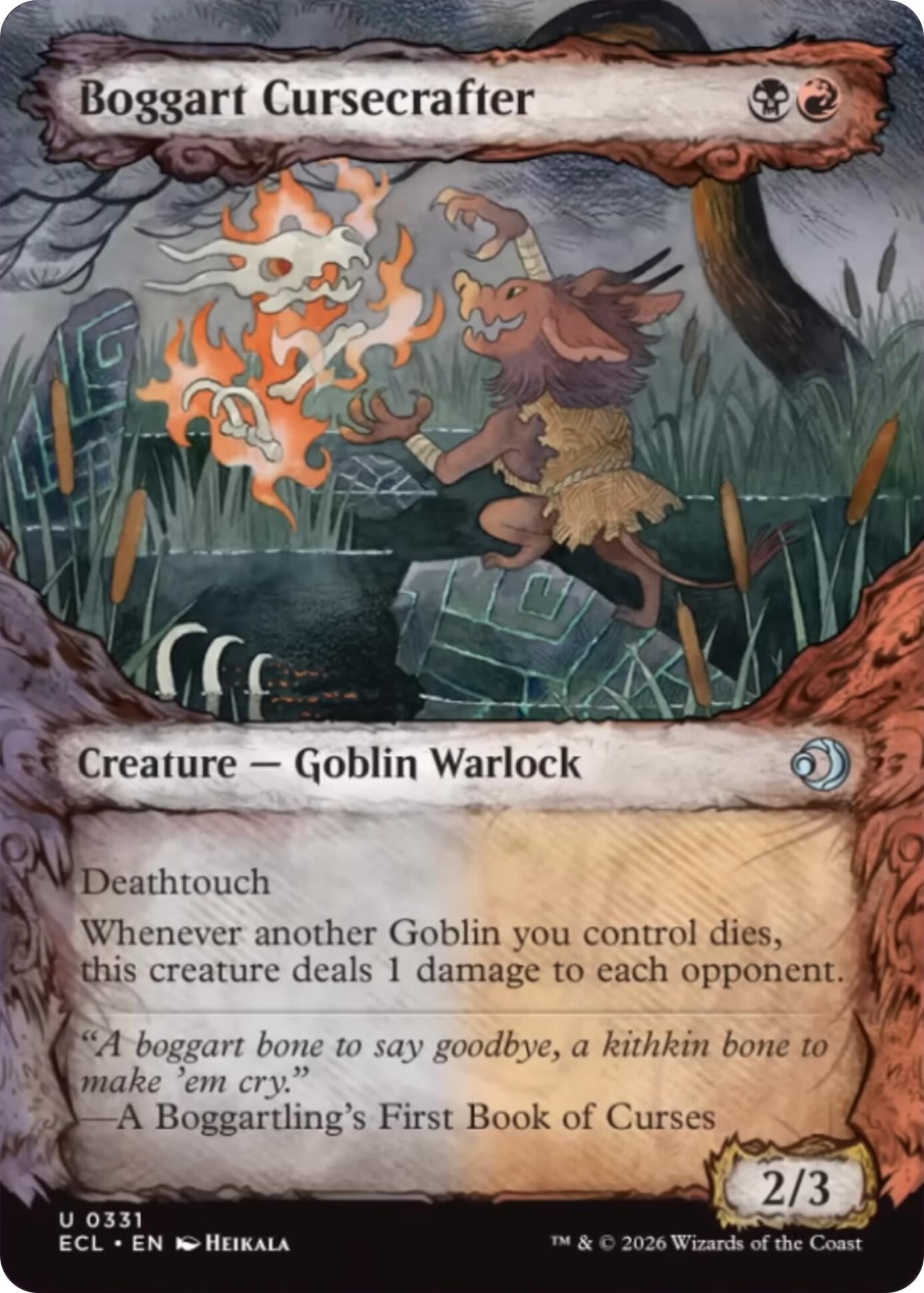 Image for Boggart Cursecrafter (Showcase) (331) [Lorwyn Eclipsed] - Magic: The Gathering
