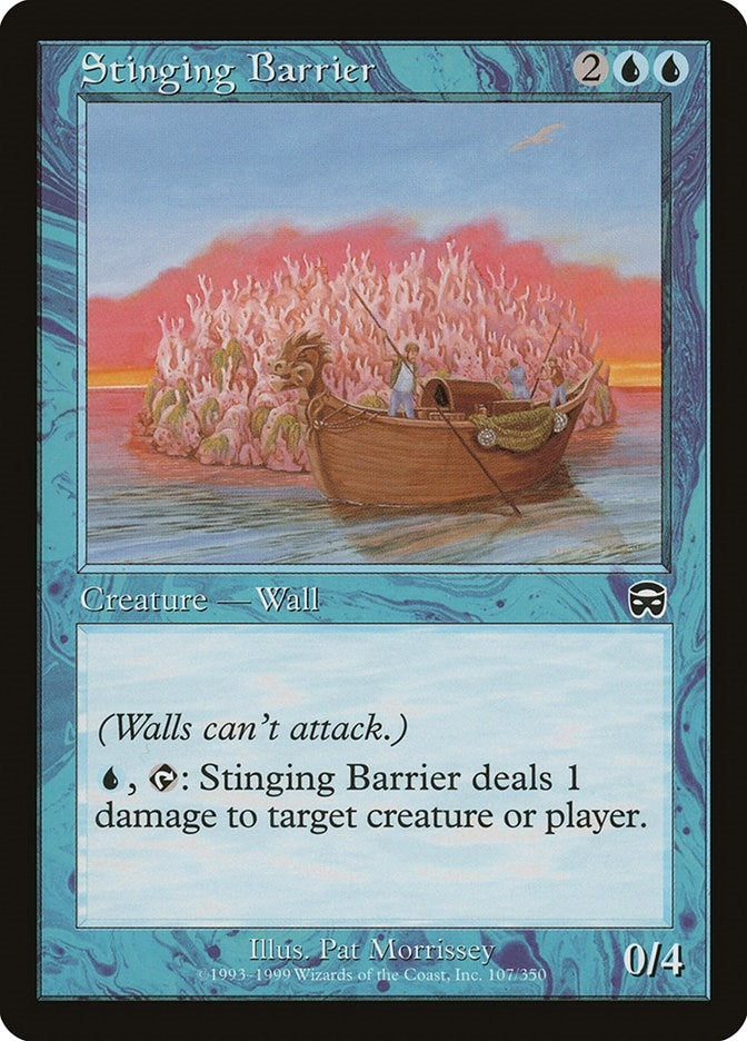 Image for Stinging Barrier (107) [Mercadian Masques] - Magic: The Gathering