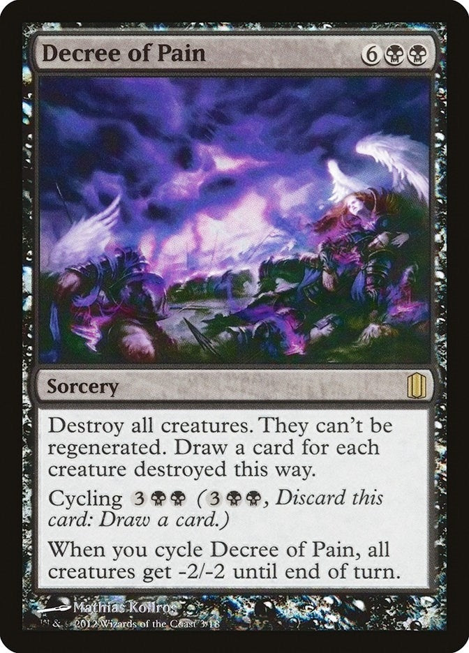 Image for Decree of Pain (3) [Commander's Arsenal] - Magic: The Gathering