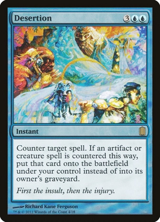 Image for Desertion (4) [Commander's Arsenal] - Magic: The Gathering
