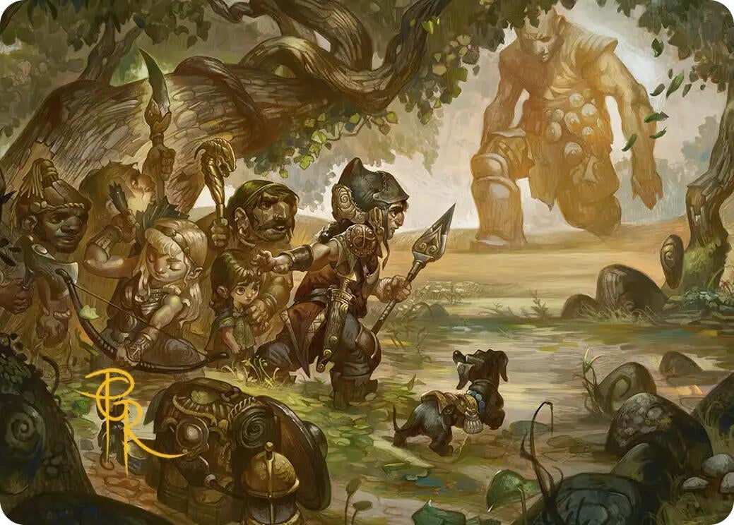 Image for Protective Response Art Card (Gold-Stamped Signature) (3) [Lorwyn Eclipsed] - Magic: The Gathering