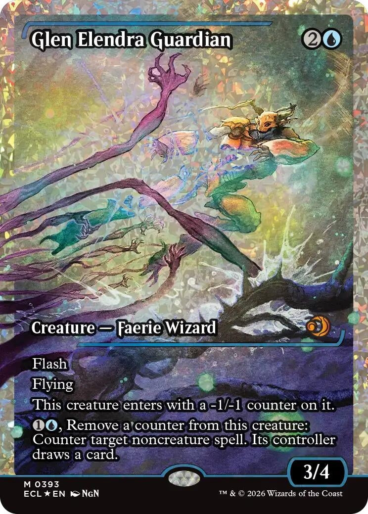 Image for Glen Elendra Guardian (0393) (Showcase) (Fracture Foil) (393) [Lorwyn Eclipsed] - Magic: The Gathering