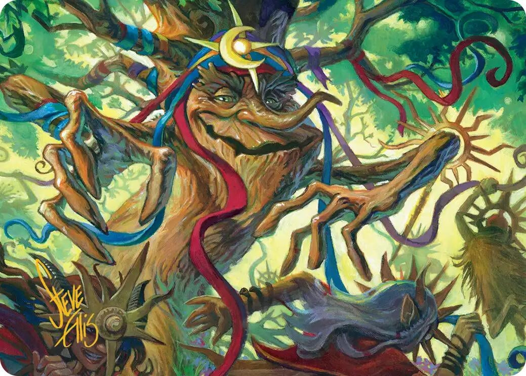 Image for Sun-Dappled Celebrant Art Card (Gold-Stamped Signature) (5) [Lorwyn Eclipsed] - Magic: The Gathering