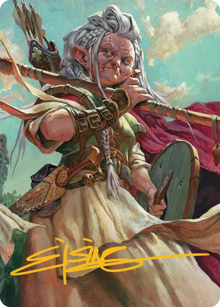 Image for Brigid, Clachan's Heart Art Card (Gold-Stamped Signature) (29) [Lorwyn Eclipsed] - Magic: The Gathering