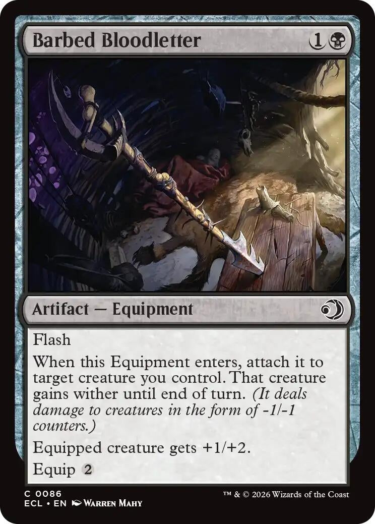 Barbed Bloodletter (86) [Lorwyn Eclipsed]