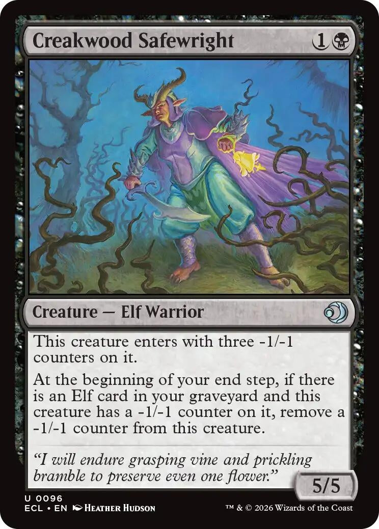 Image for Creakwood Safewright (96) [Lorwyn Eclipsed] - Magic: The Gathering