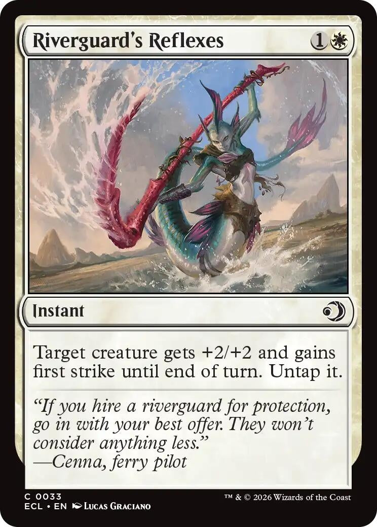 Image for Riverguard's Reflexes (33) [Lorwyn Eclipsed] - Magic: The Gathering
